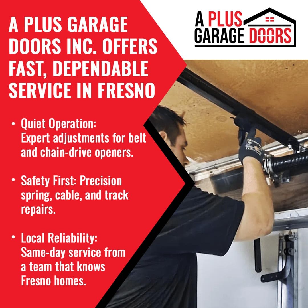 Garage Door Repair Services in Fresno
